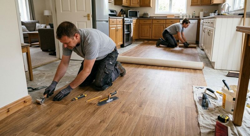 Linoleum Floor Installation in Clark County, WA