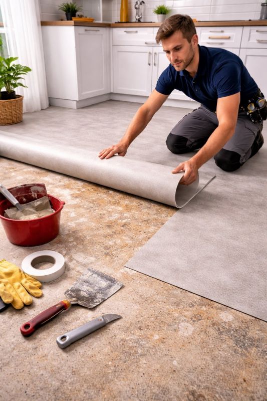 Linoleum Floor Installation in Sandy, OR