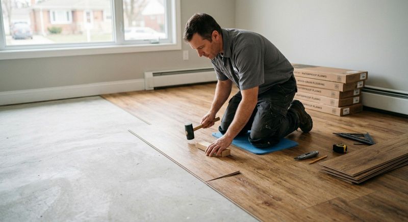 Linoleum Floor Installation in West Linn, OR